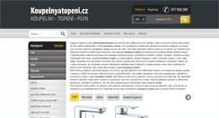 Desktop Screenshot of koupelnyatopeni.cz